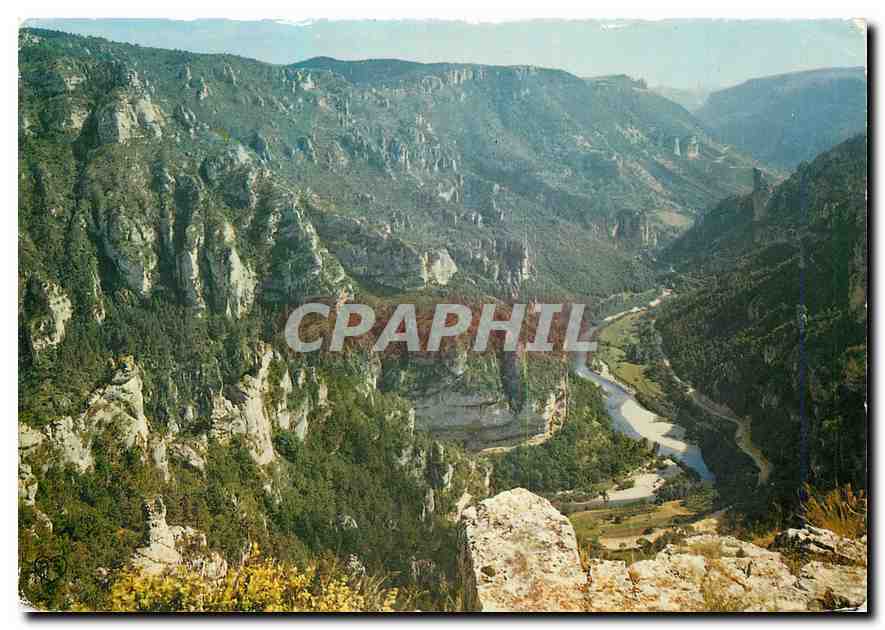 CPM En Parciurant les Gorges du Tarn Vue Panoramique prise du Point Sublime 