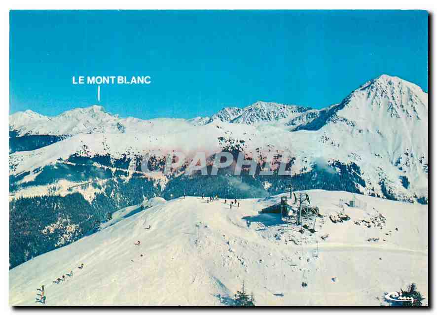 Le Mont Blanc — vue depuis le Collet-d'Allevard — Imprimeur Mâcon