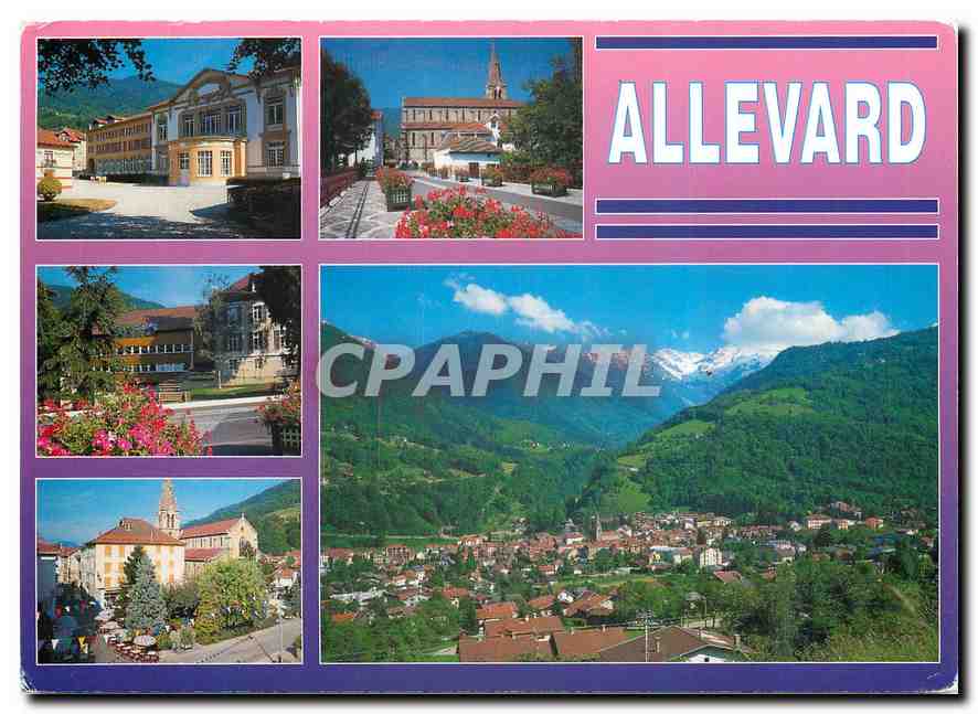Allevard — vue générale et sites — éditeur Grenoble AG 100