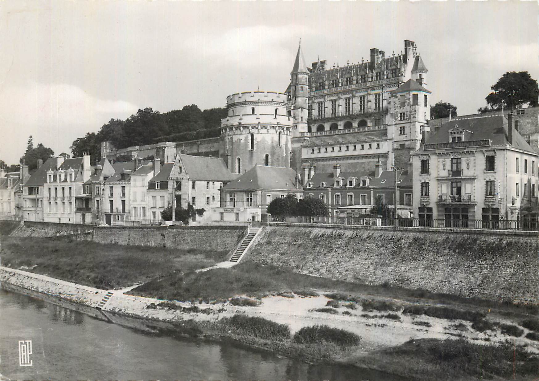CPM Amboise Les berges de la Loire et le Chateau 