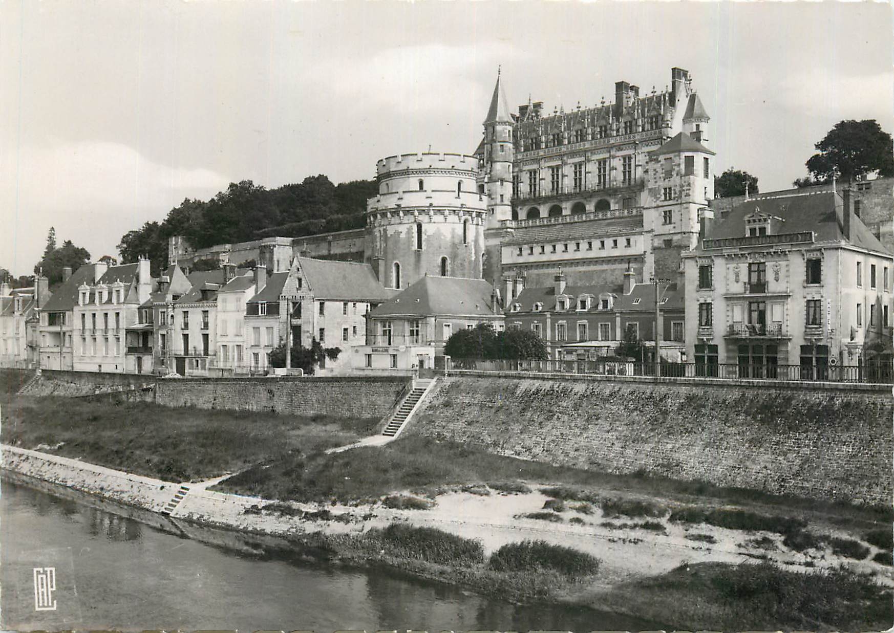 CPM Amboise Les berges de la Loire et le Chateau 