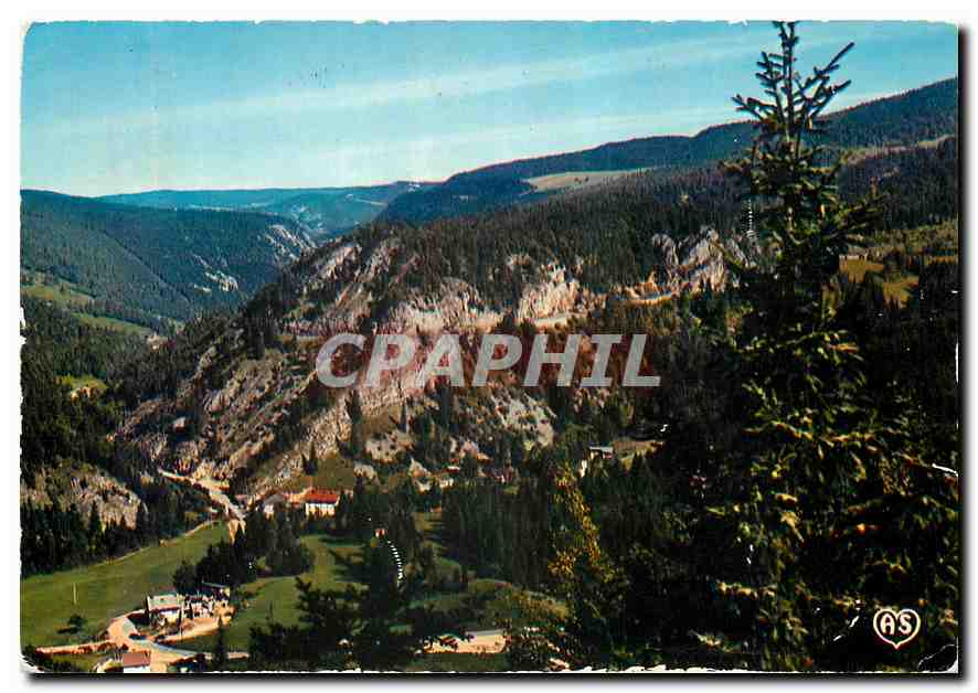 CPM La Franche Comte Pittoresque Route de Morez aux Rousses Jura La Vallee des Rivieres 