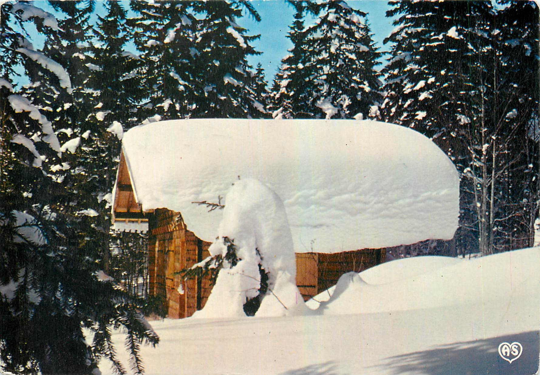 CPM La Franche Comte Pittoresque Les Rousses Le chalet sous la neige 