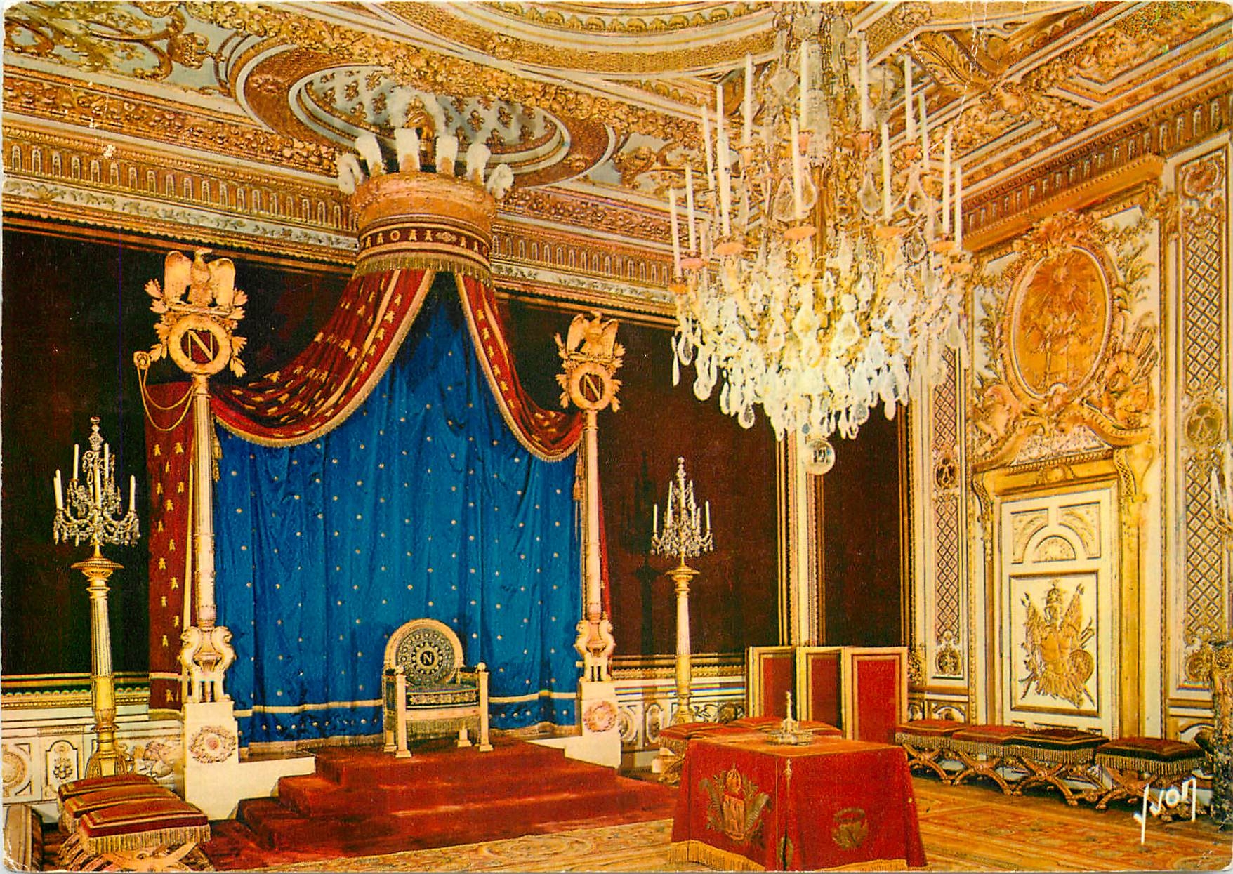 Salle du Trône — Schloss Fontainebleau — Éditions Jean-Jaures-94