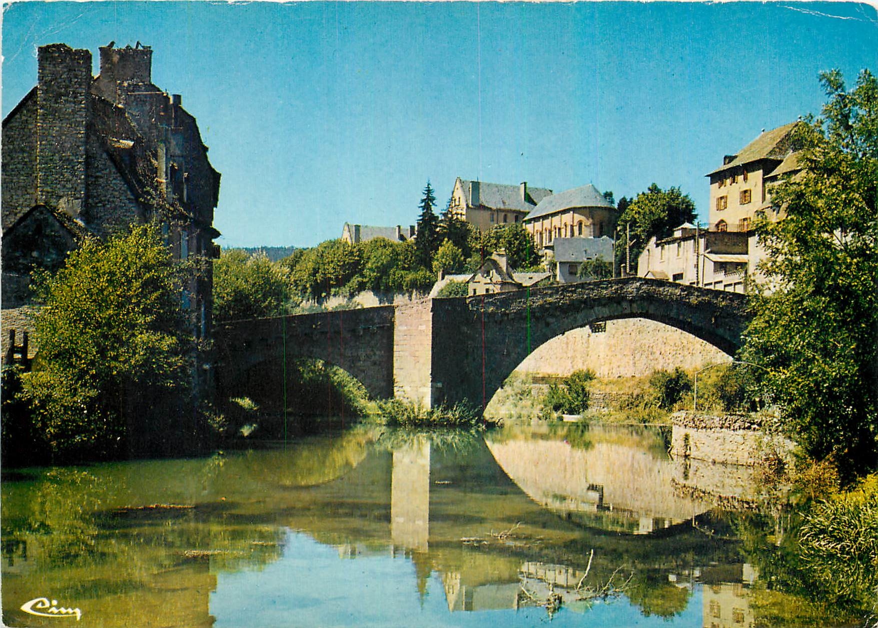 CPM Mende Lozere Le pont Notre Dame sur le Lot 