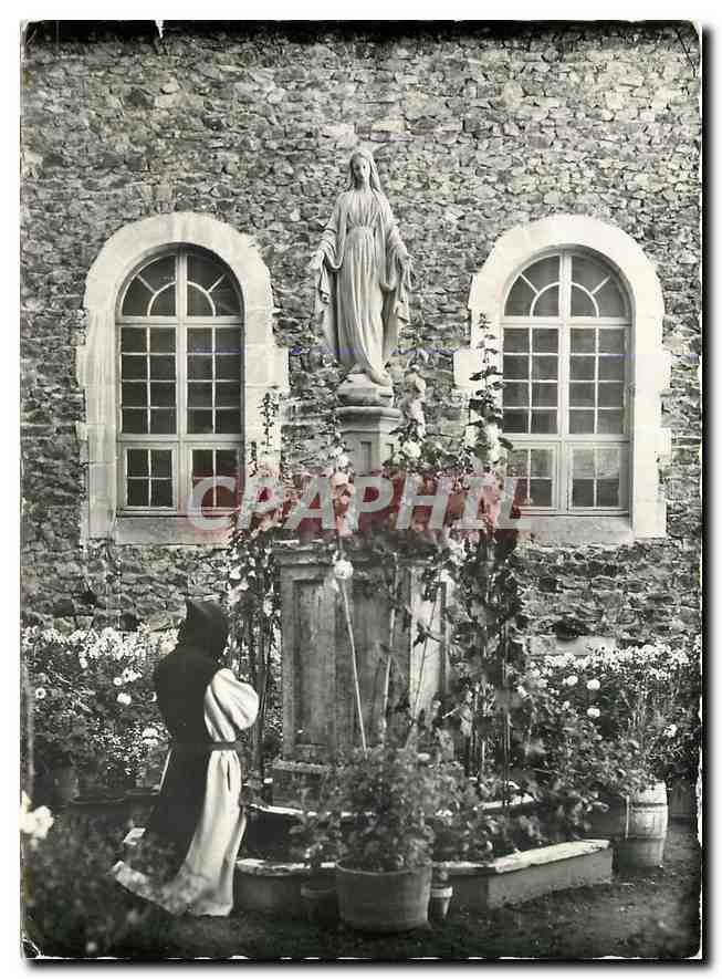 CPM Notre Dame des Neiges Ardeche par la Bastide Lozere La Vierge du Cloitre 