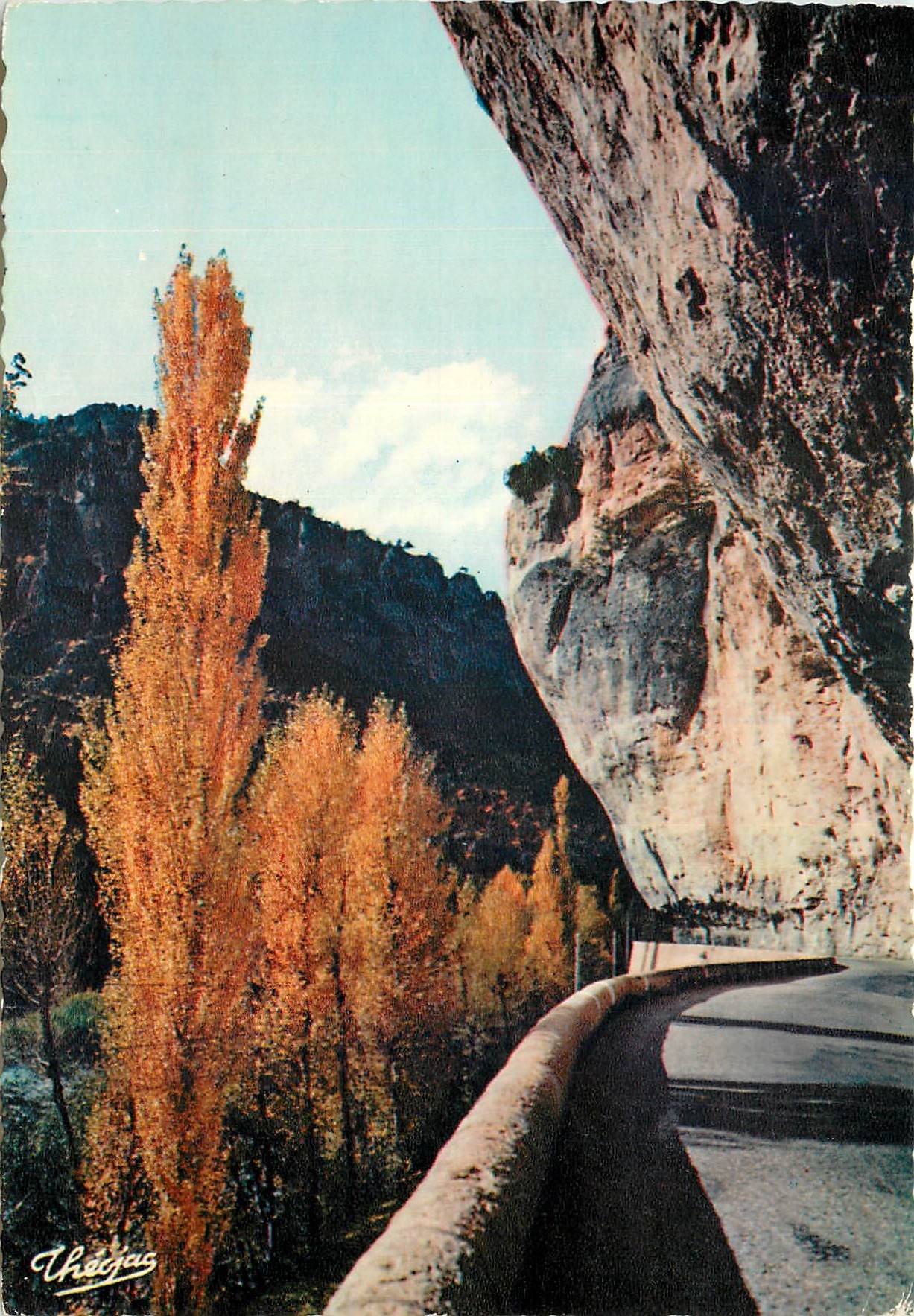 CPM Les Gorges du Tarn L'encorbellement des rochers 