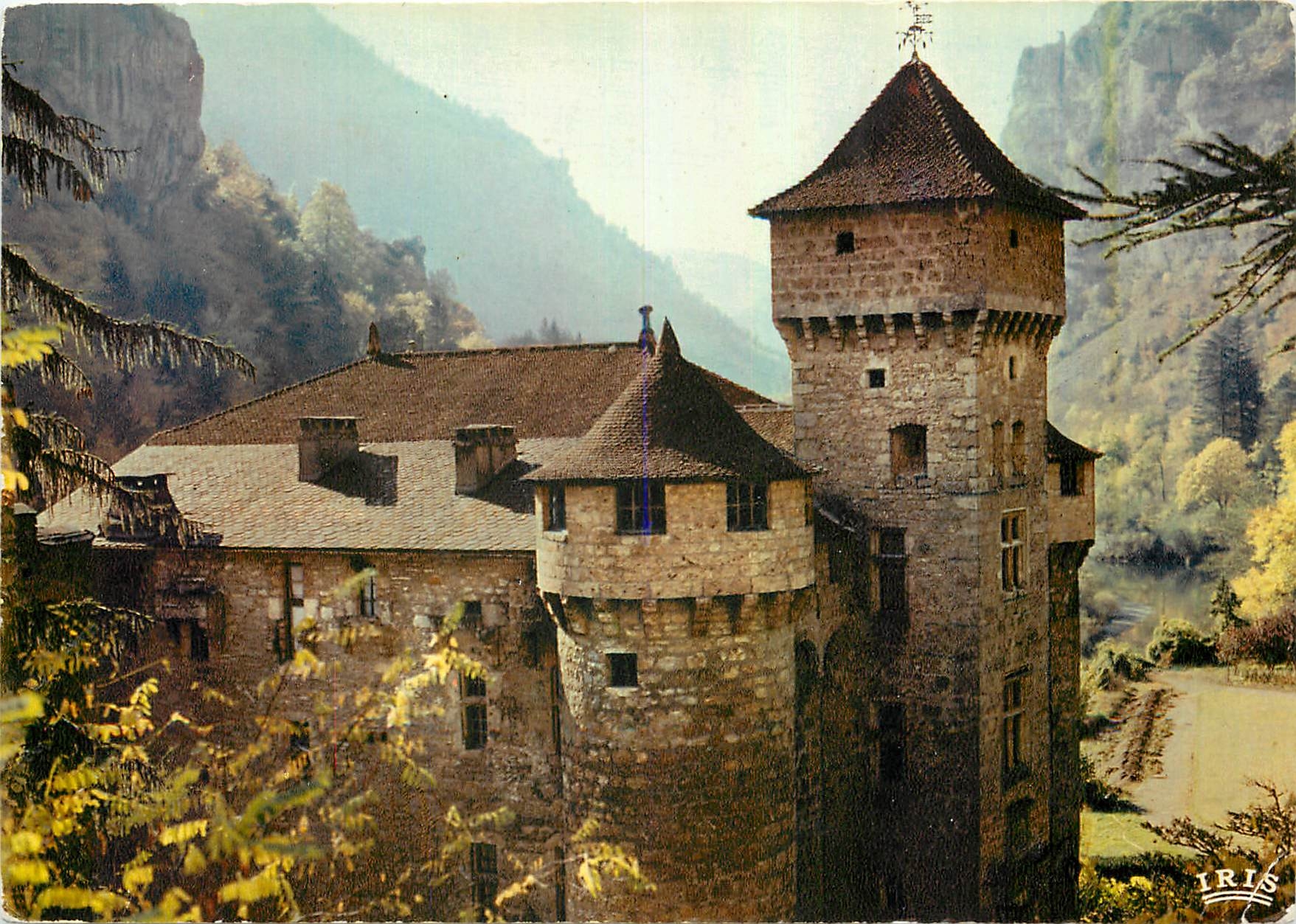 CPM Les Gorges du Tarn Le Chateau de la Caze Manoir gothique 