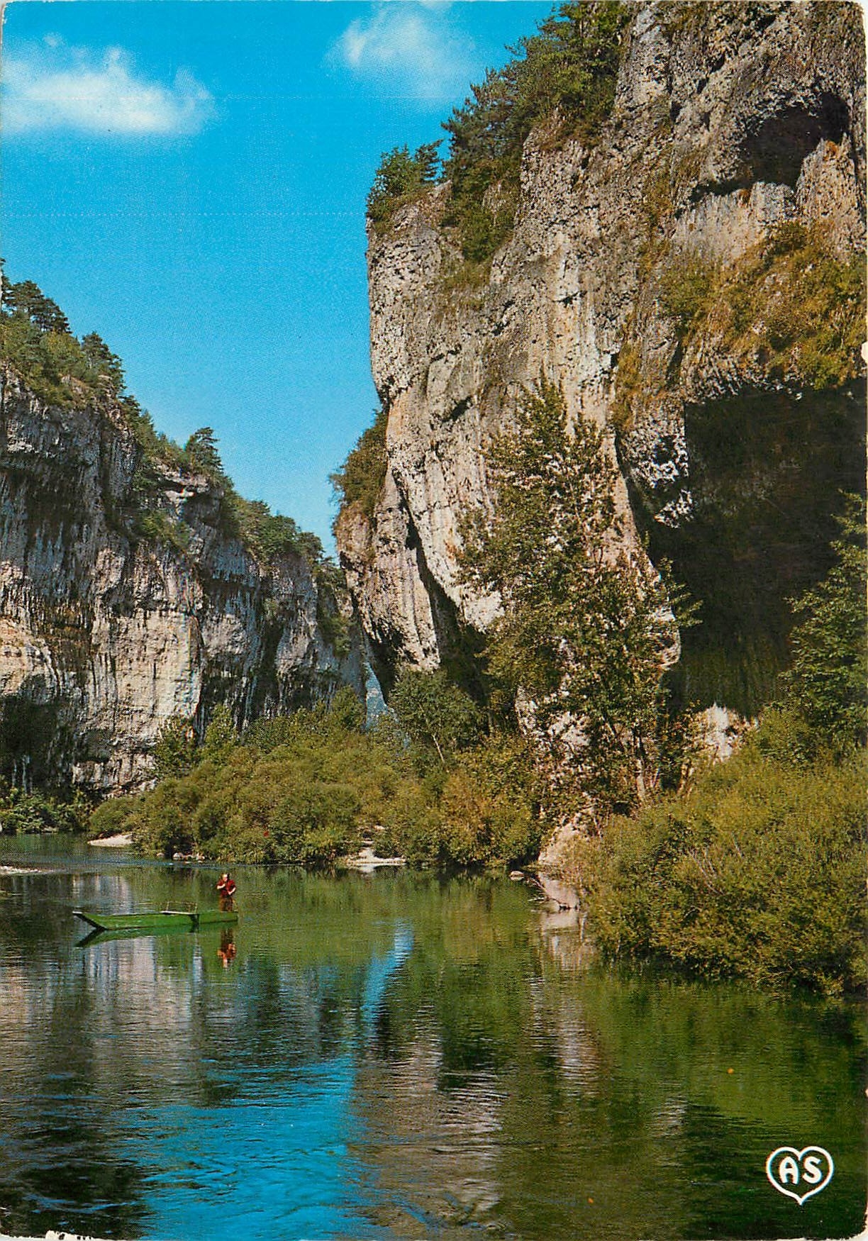 CPM En Parcourant les Gorges du Tarn Les Detroits 