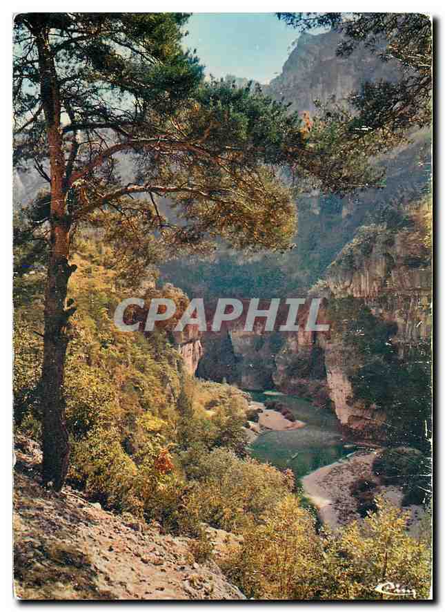 CPM Les beaux sites de la Lozere Les Gorges du Tarn Lozere Les Detroits 