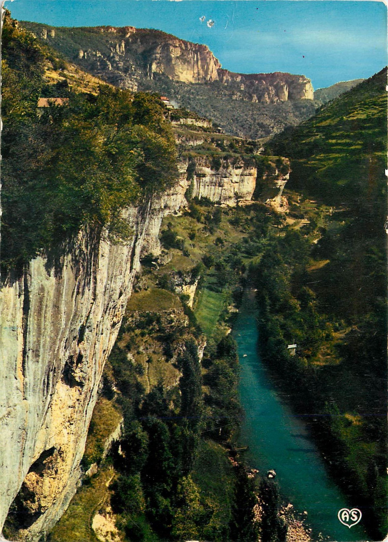 CPM En Parcourant les Gorges de la Jonte Lozere 