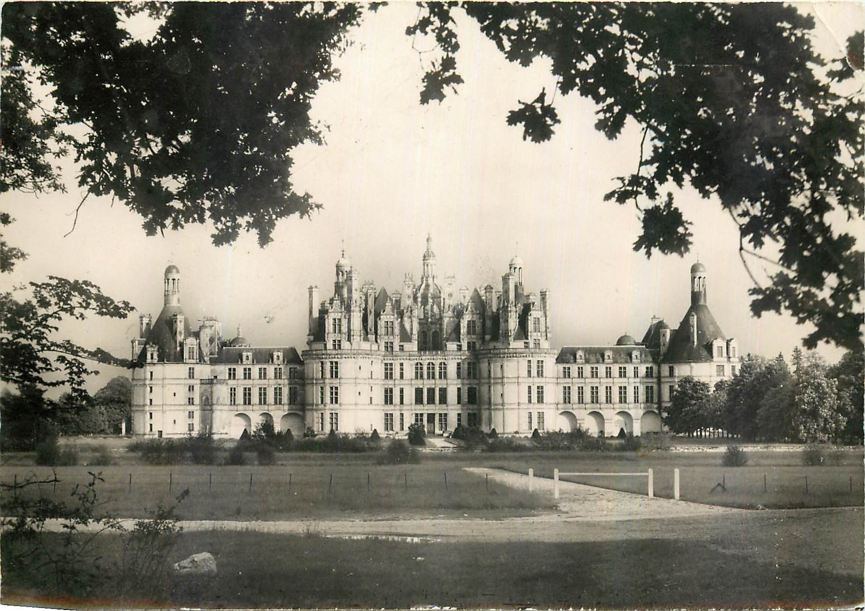 Chambord (Loir-et-Cher) — Das Schloss (16. Jahrhundert) — Nordfassade — Antike Ansichtskarte