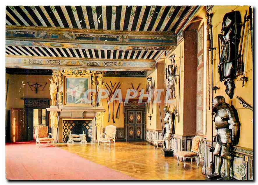 Château de Cheverny — Salle des gardes et cheminée Renaissance — Artaud Frères, Nantes