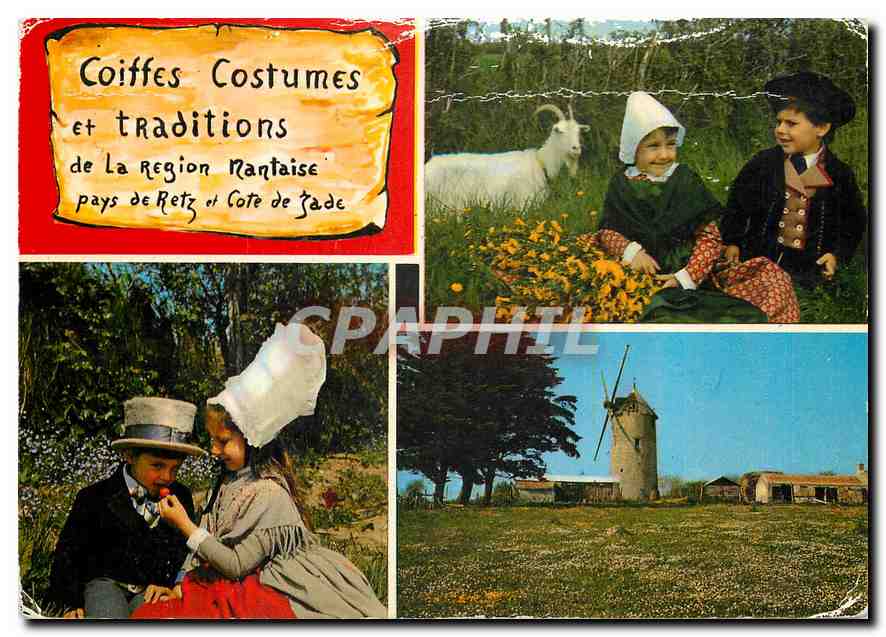 CPM Folklore et Traditions de la Region Nantaise Pays de Retz et Cote de Jade 