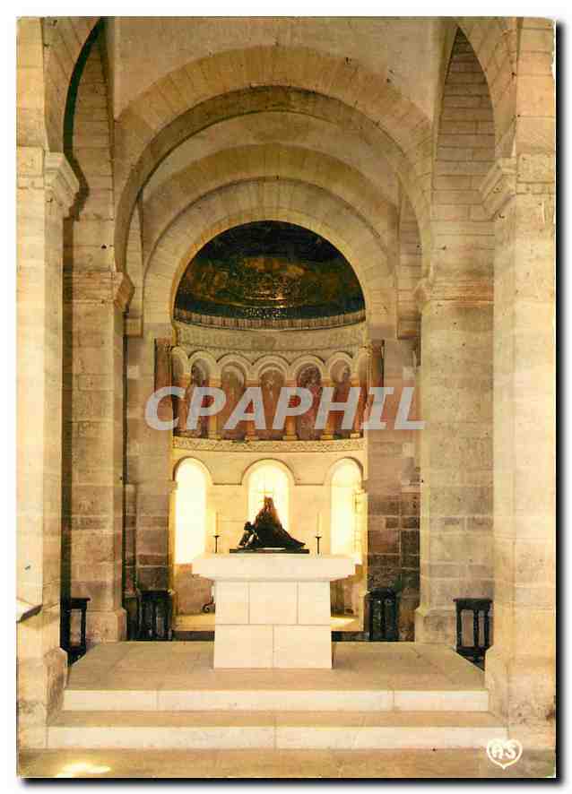 CPM Germigny des Pres Loiret Interieur de l'Eglise 