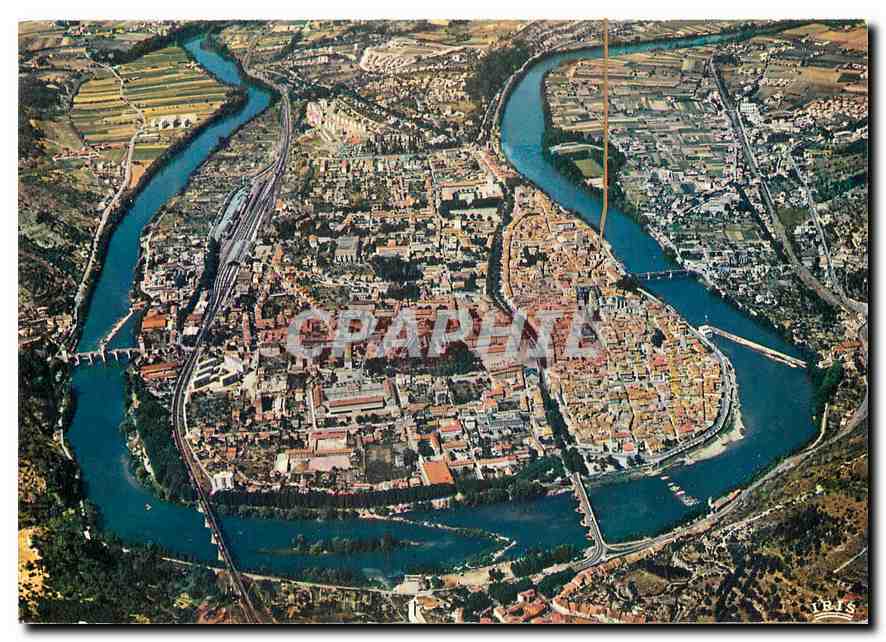 Cahors-en-Quercy — General Aerial View, The Loop of the Lot — Editions Théolojac