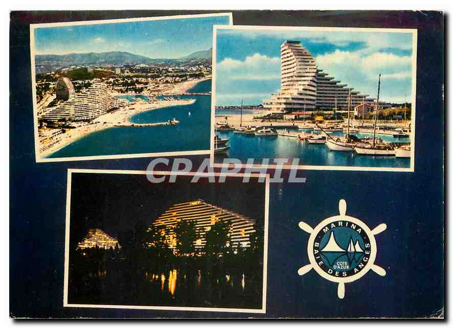 CPM Reflets de la Cote d'Azur Villeneuve Loubet A Mmes Marina Baie des Anges 