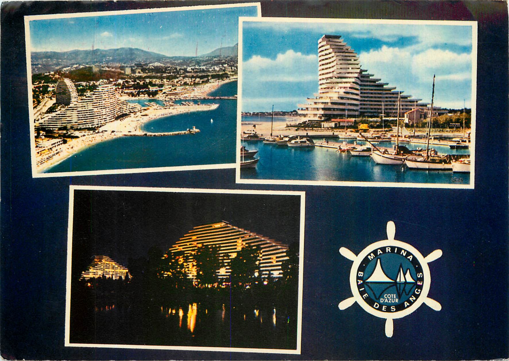 CPM Reflets de la Cote d'Azur Villeneuve Loubet A Mmes Marina Baie des Anges 