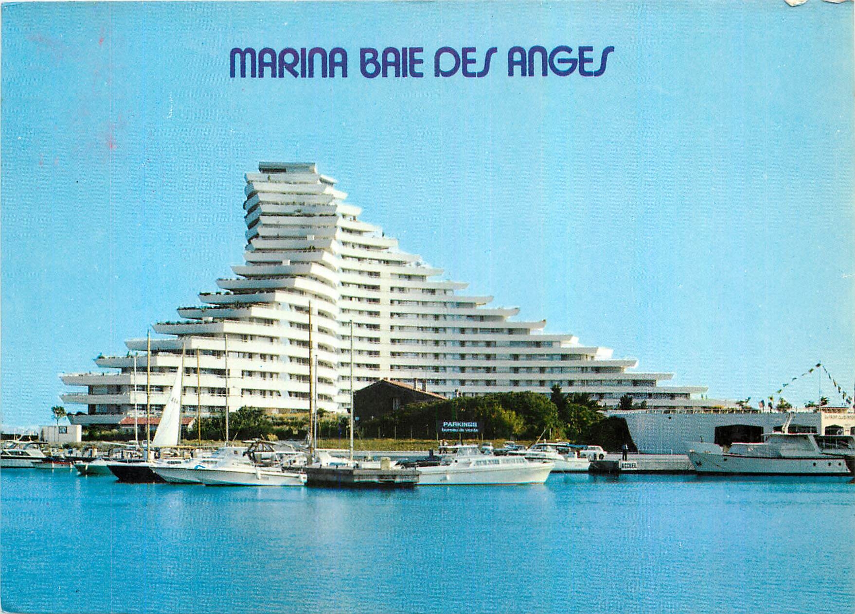 CPM Marina Baie des Anges Villeneuve Loubet Plage Cote d'Azur Immeuble Amiral 