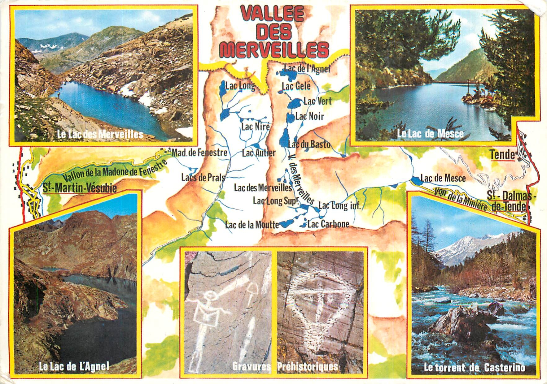 CPM Vallee des Merveilles Alpes Maritimes Entre les vallees de la Roya et de la Vesubie 