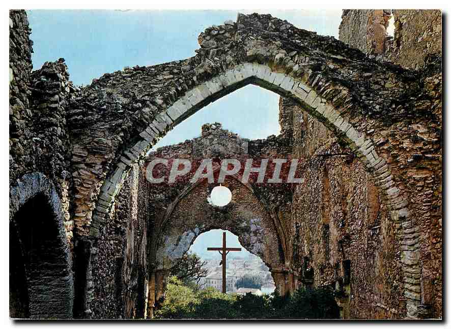Ruines de la vieille chapelle — Ollioules (Var) — Imprimeur Combier