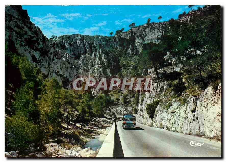 CPM Paysages de la Cote d'Azur Varoise Environs de Toulon Var Les Gorges d'Ollioules 