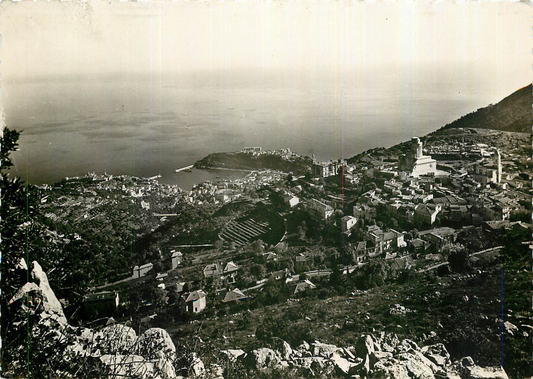CPM La Turbie vue generale et la Principaute de Monaco 