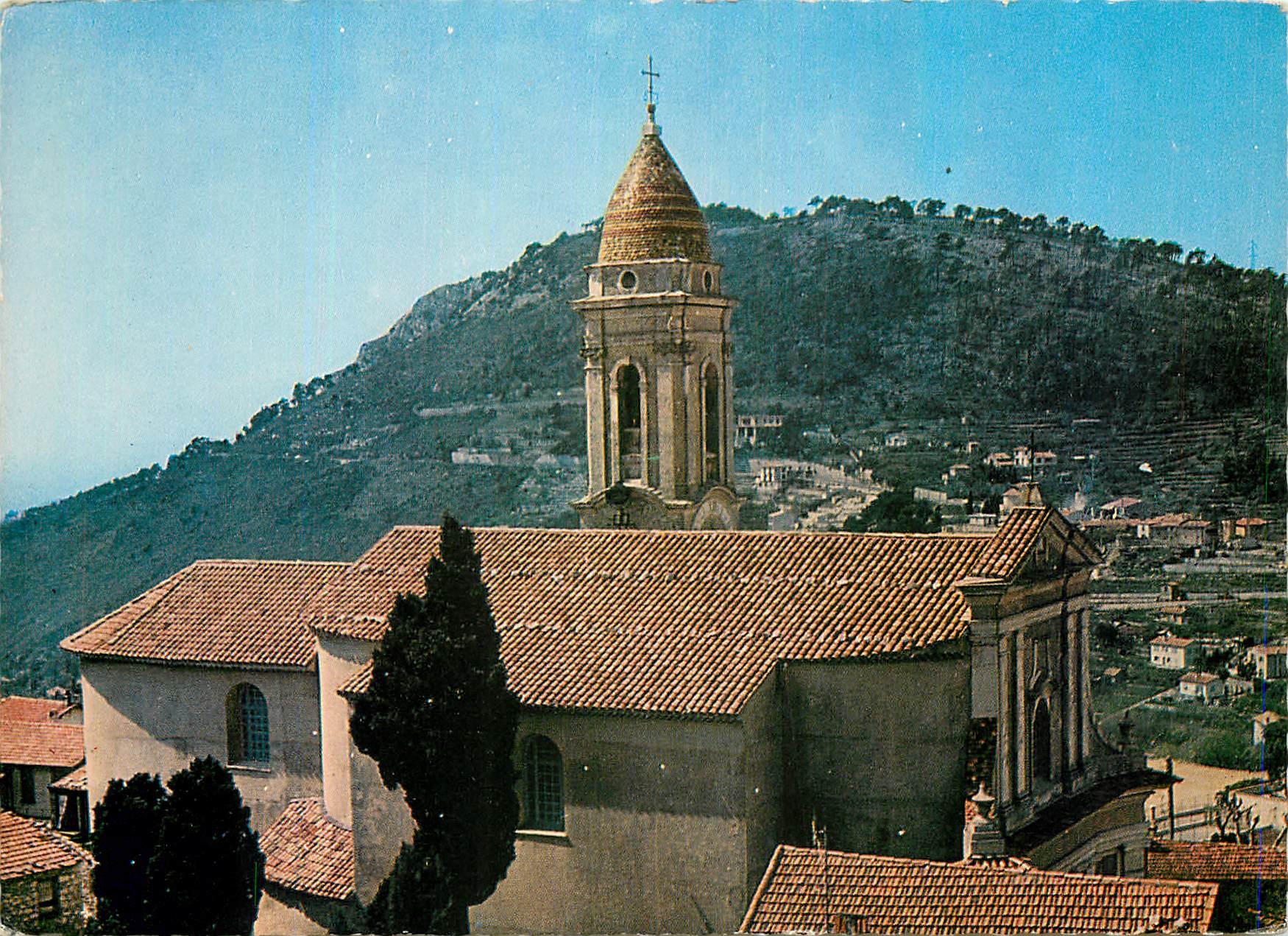 CPM La Cote d'Azur en Couleurs Naturelles La Turbie A M L'Eglise Saint Michel 