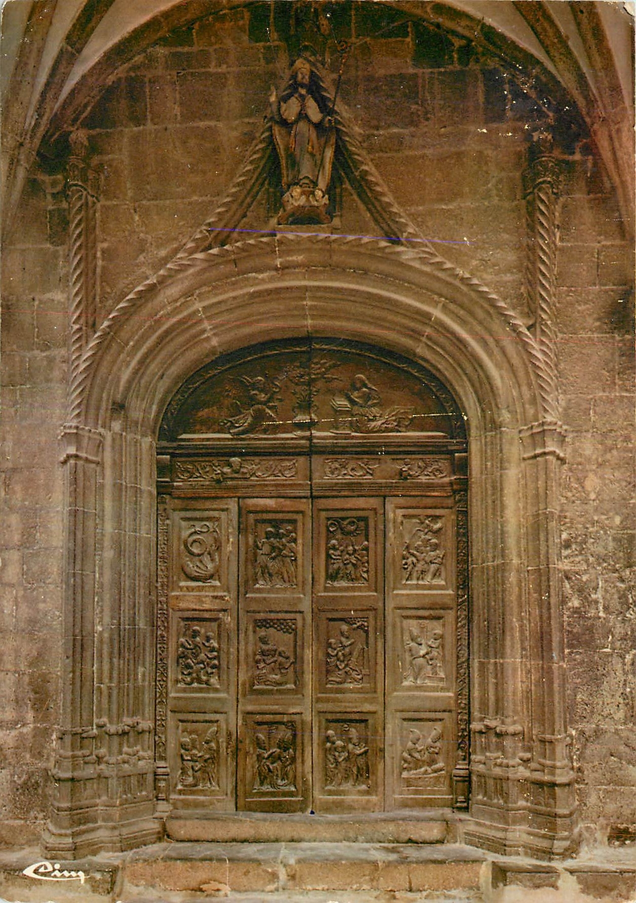 Porte de l'église Saint-Véran — Utele — éditeur Cing