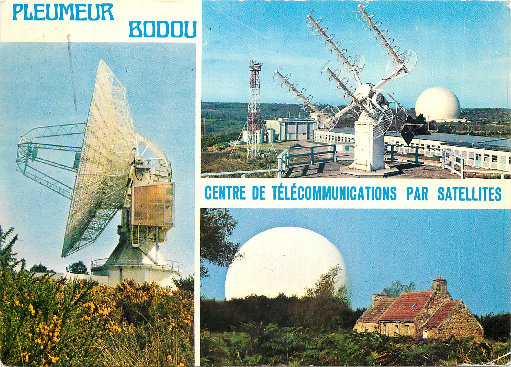 CPM Pleumeur Bodou le centre de Telecommunications par satellites 