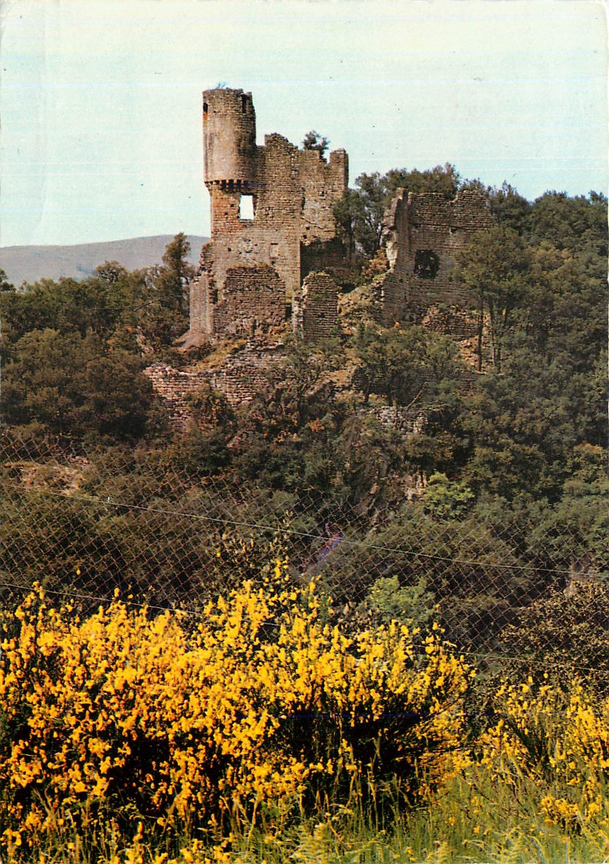CPM Paysages du Vivarais Le Chateau de Ventadour 