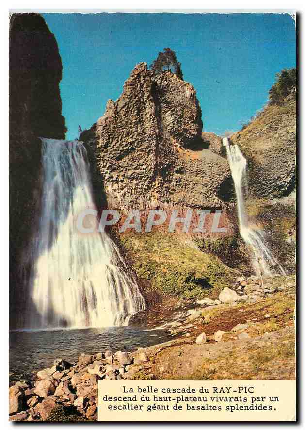 Cascades du Ray-Pic — Vivarais — Série S.49106, éditeur Les Grands Paysages du Vivarais