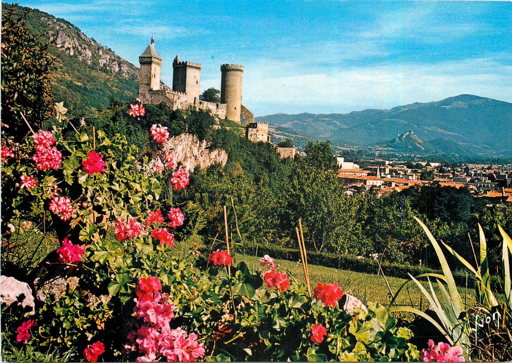 CPM Couleurs et Lumiere de France Foix Ariege Le Chateau 