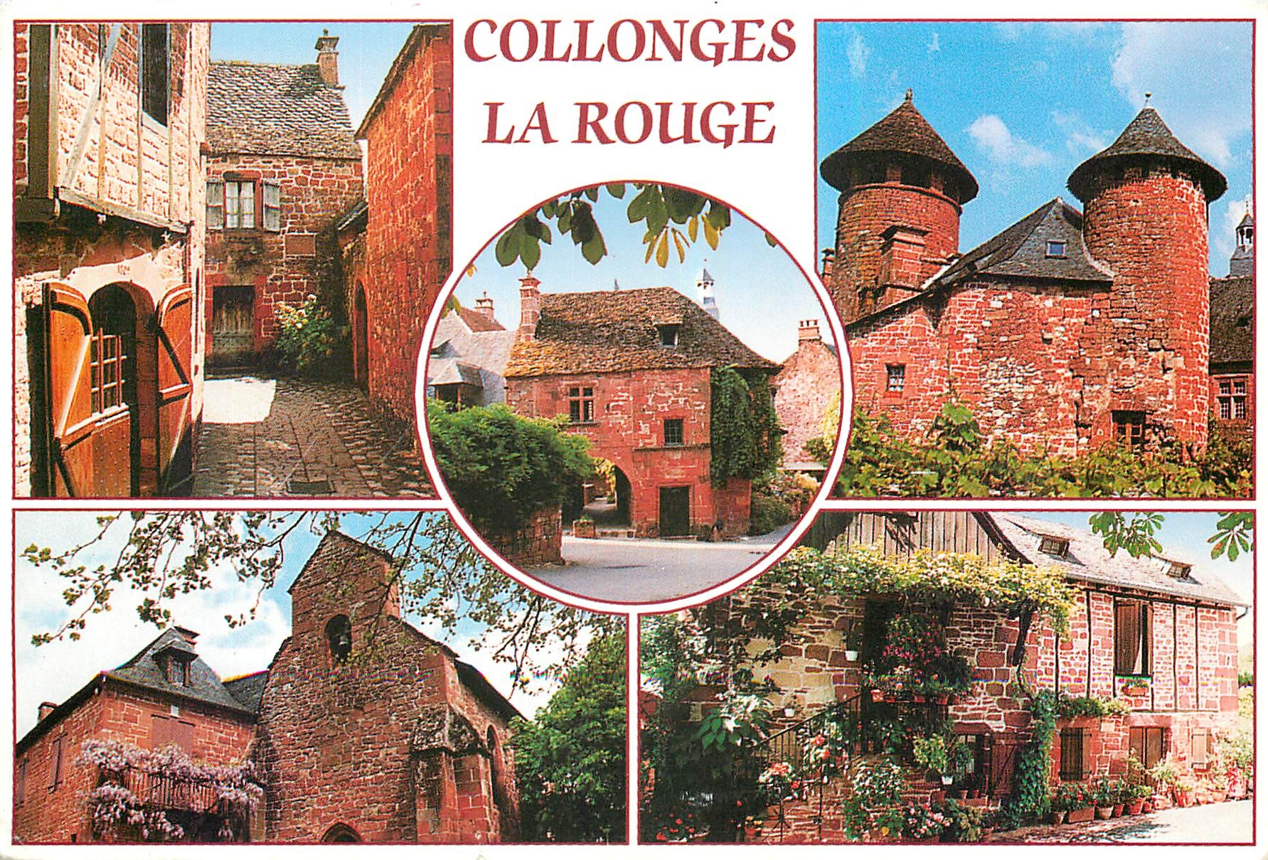 CPM Collonges la rouge Correze Promenade au coeur du village 