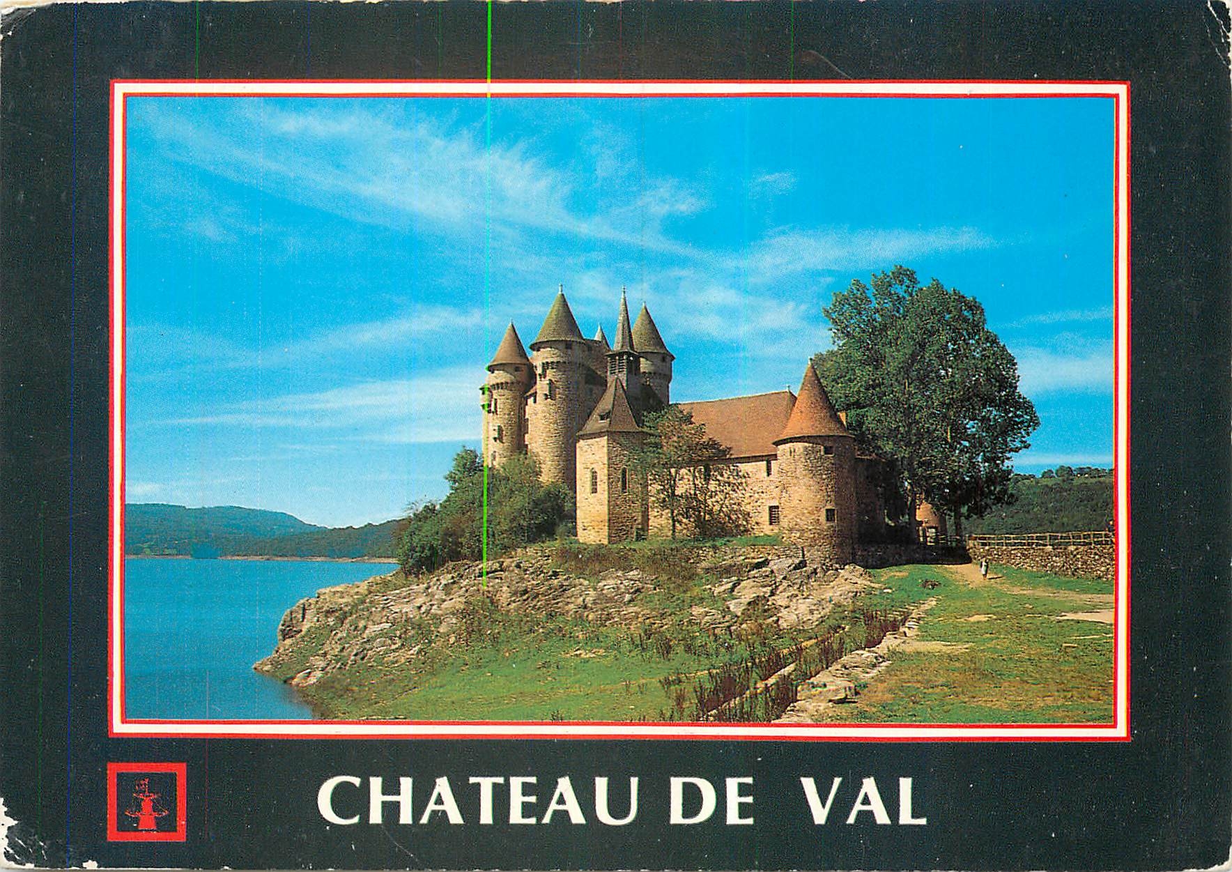 CPM Chateau de Val A la limite du Cantal et de la Correze 
