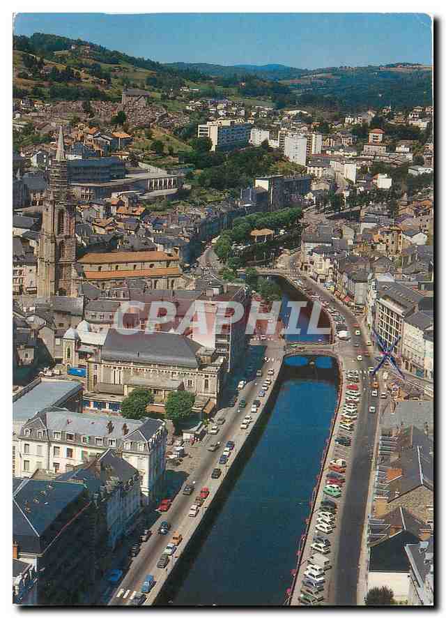 CPM Images de France La Correze pittoresque Tulle vue generale au premier plan la Prefecture la Corr