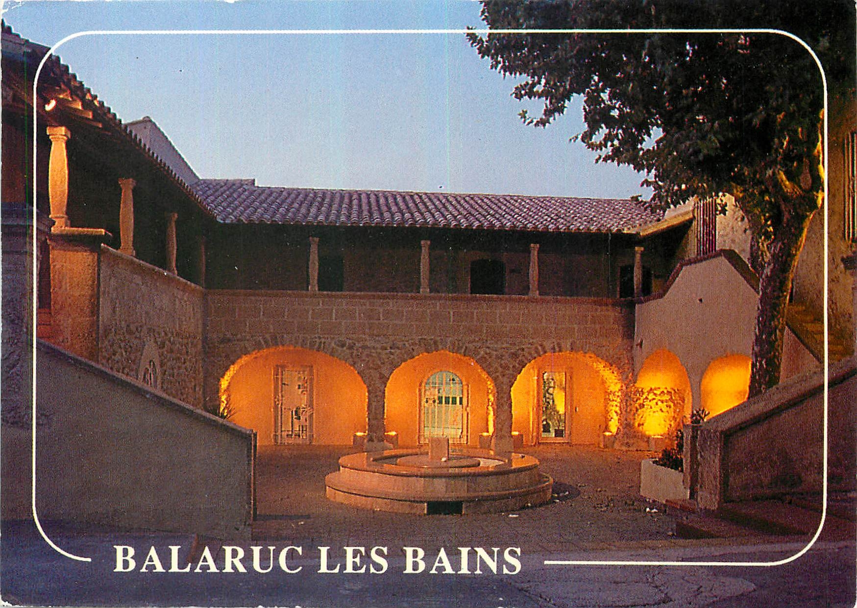 CPM Balaruc les Bains Herault Le Pavillon Sevigne et le Bain de pieds 