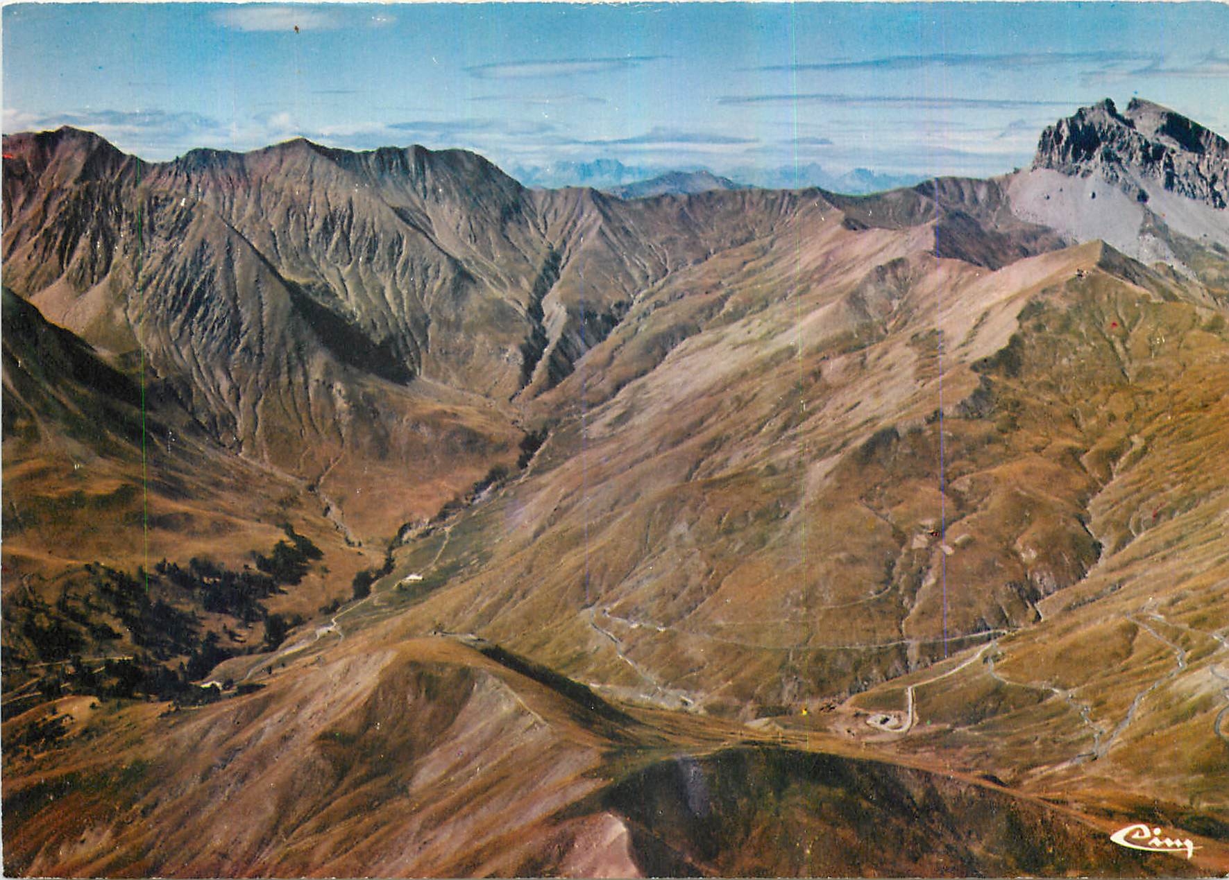 CPM Col d'Allos Alpes de Hte Prov Vue panoramique aerienne 