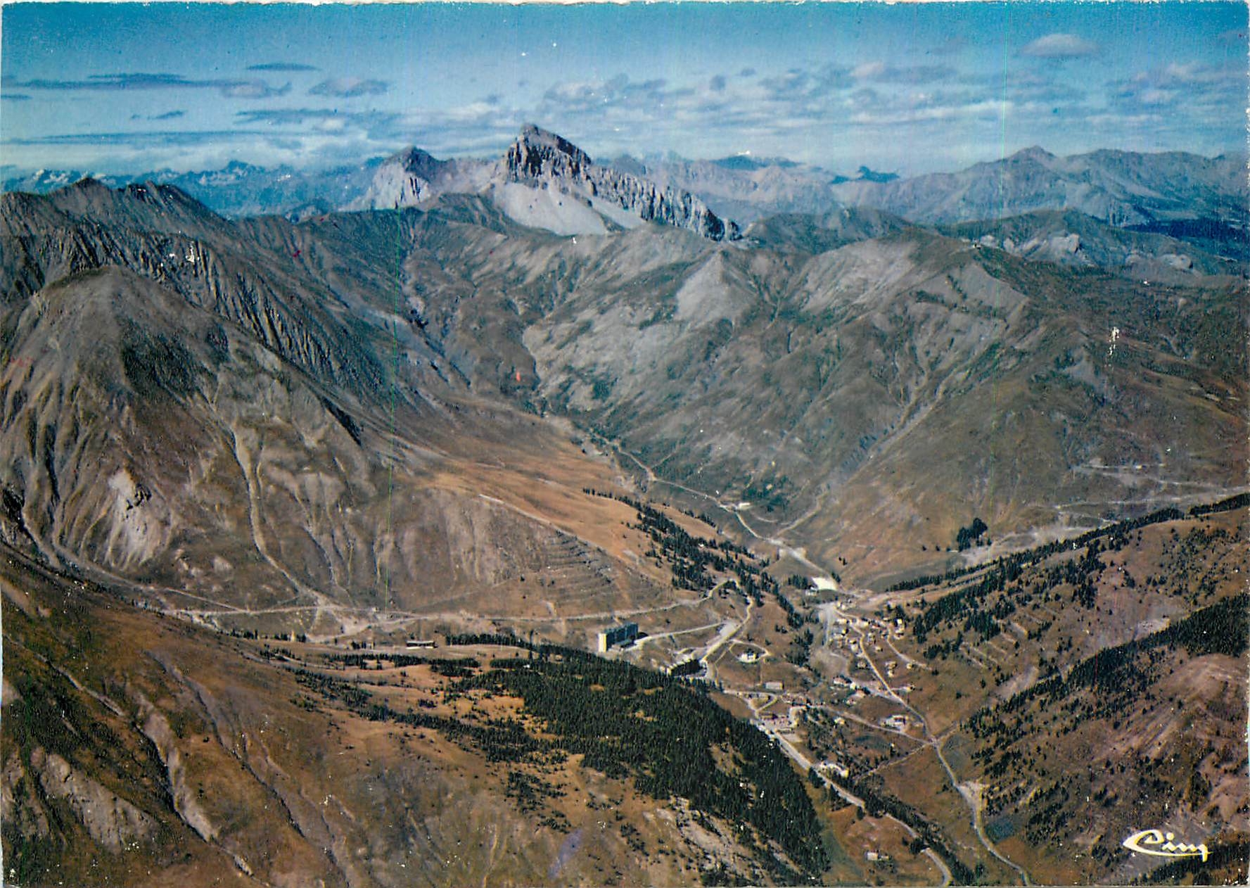 CPM Col d'Allos Alpes de Hte Prov Vue panoramique aerienne l'ete 