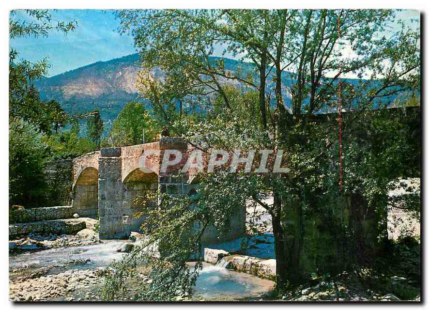 CPM Annot B A Le pont Romain sur la Vaire 