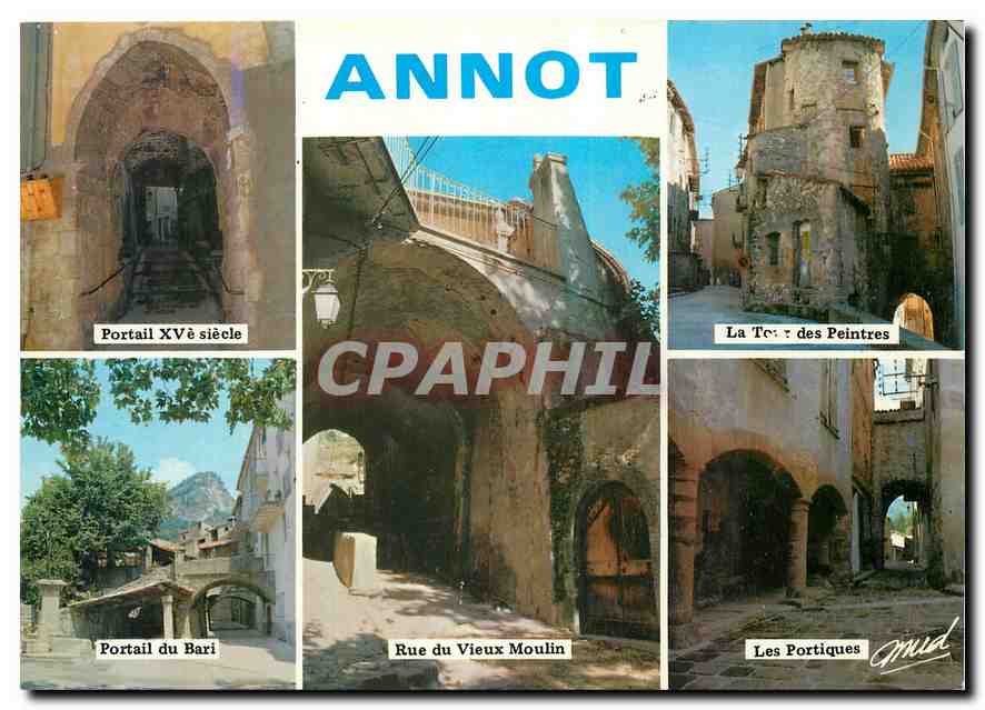 CPM Annot Patron du Village St Fortunat 