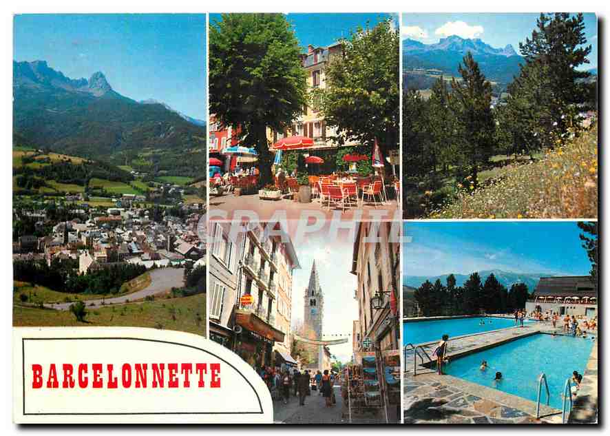 CPM Alpes de Haute Provence Vallee de l'Ubaye Barcelonnette 