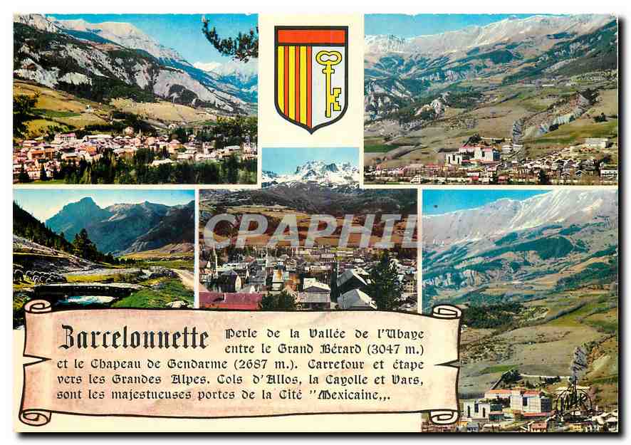 CPM Barcelonnette Alpes de Haute Provence Vue generale Vue sur les Nouveaux Quartiers et les Caserne
