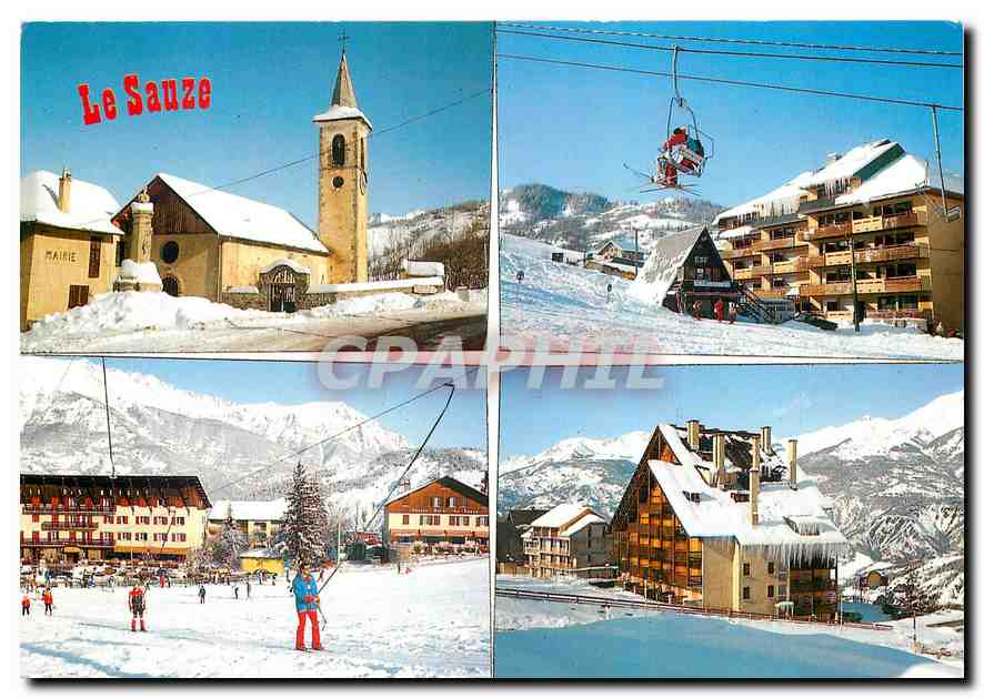 CPM Le Sauze Alpes de Haute Provence 