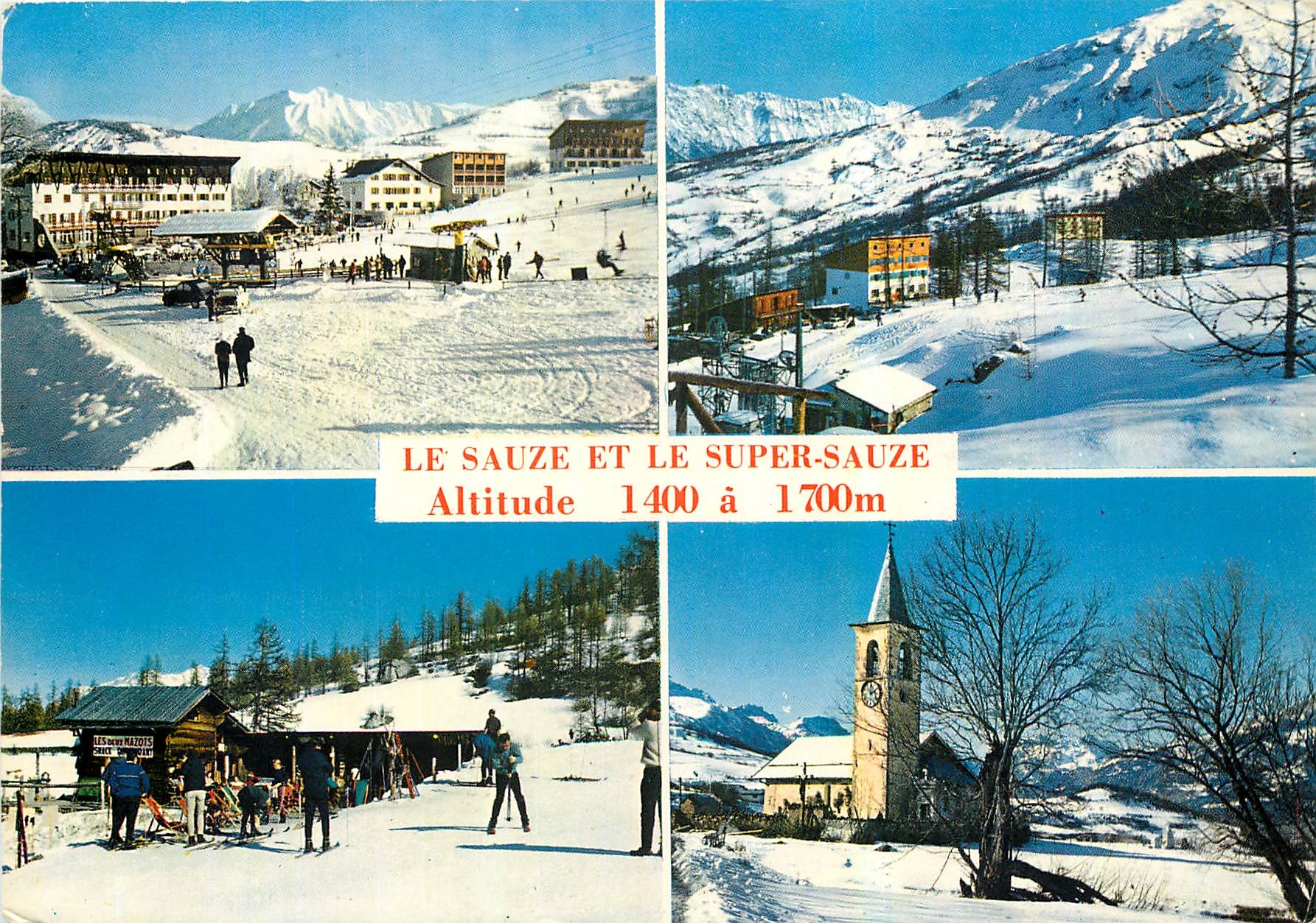 CPM Le Sauze Le Super Sauze Basses Alpes 