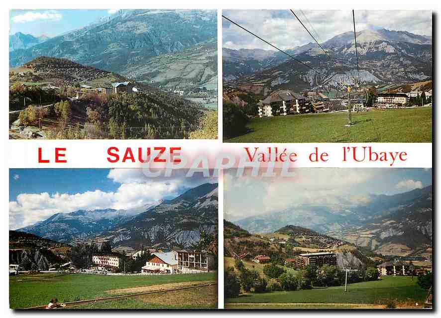CPM Alpes de Haute Provence Le Sauze Station Hiver Ete 