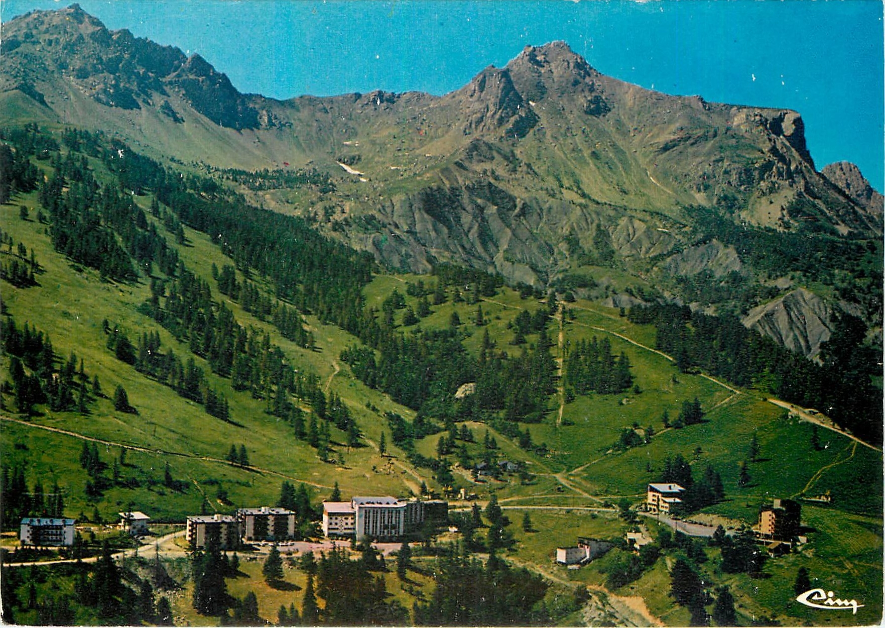 CPM Super Sauze Alpes de Hte Prov Vue generale aerienne 