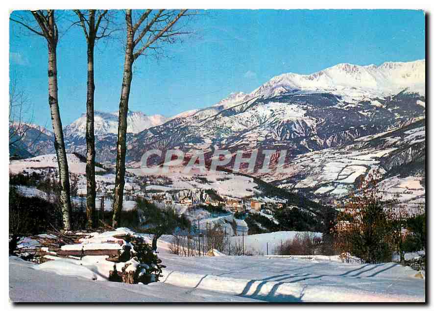 Le Sauze (B.A.) — Ansicht der Route du Super-Sauze — Éditions de France, Mirabelle