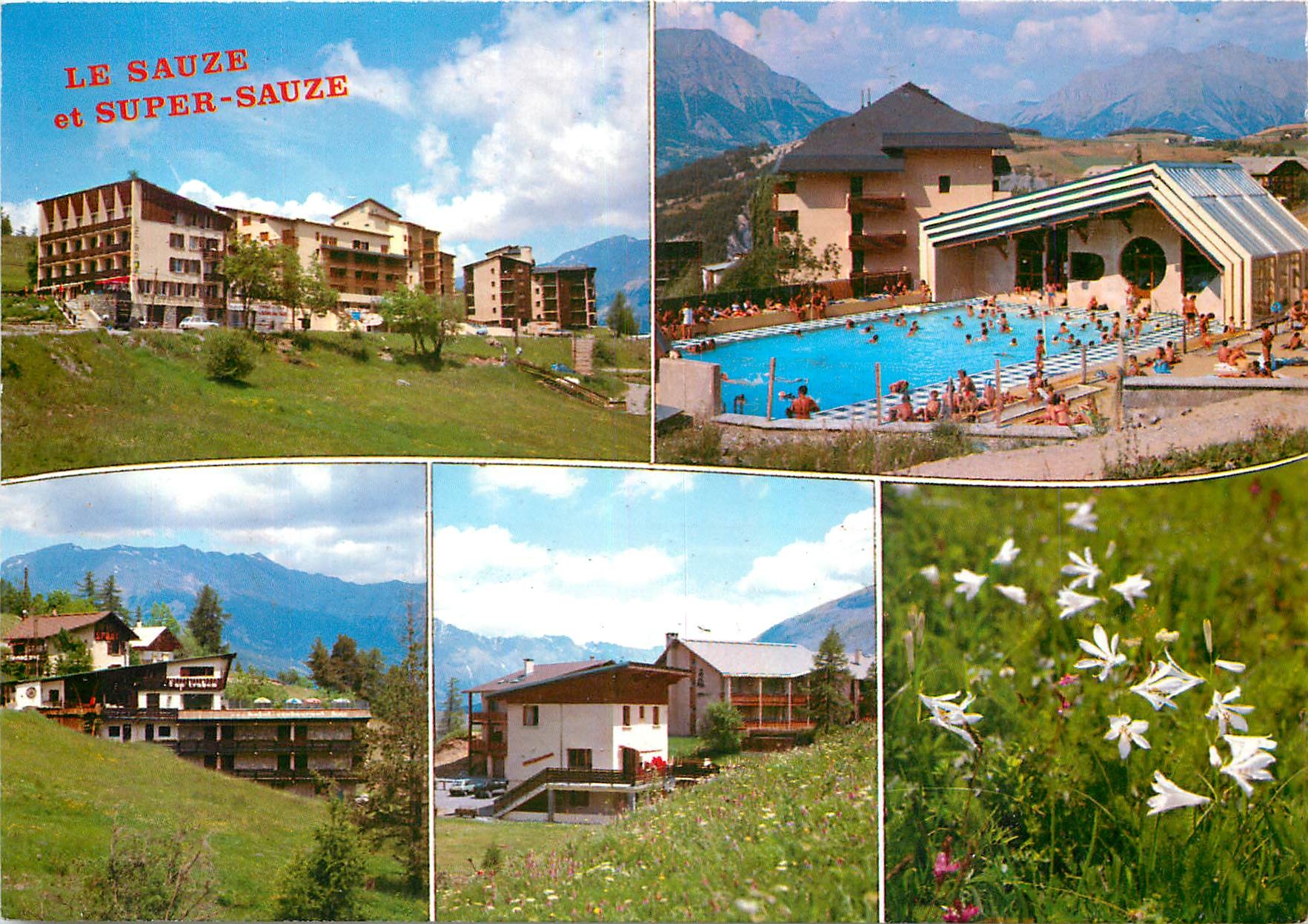 CPM Le Sauze et Super Sauze Alpes de Haute Provence 