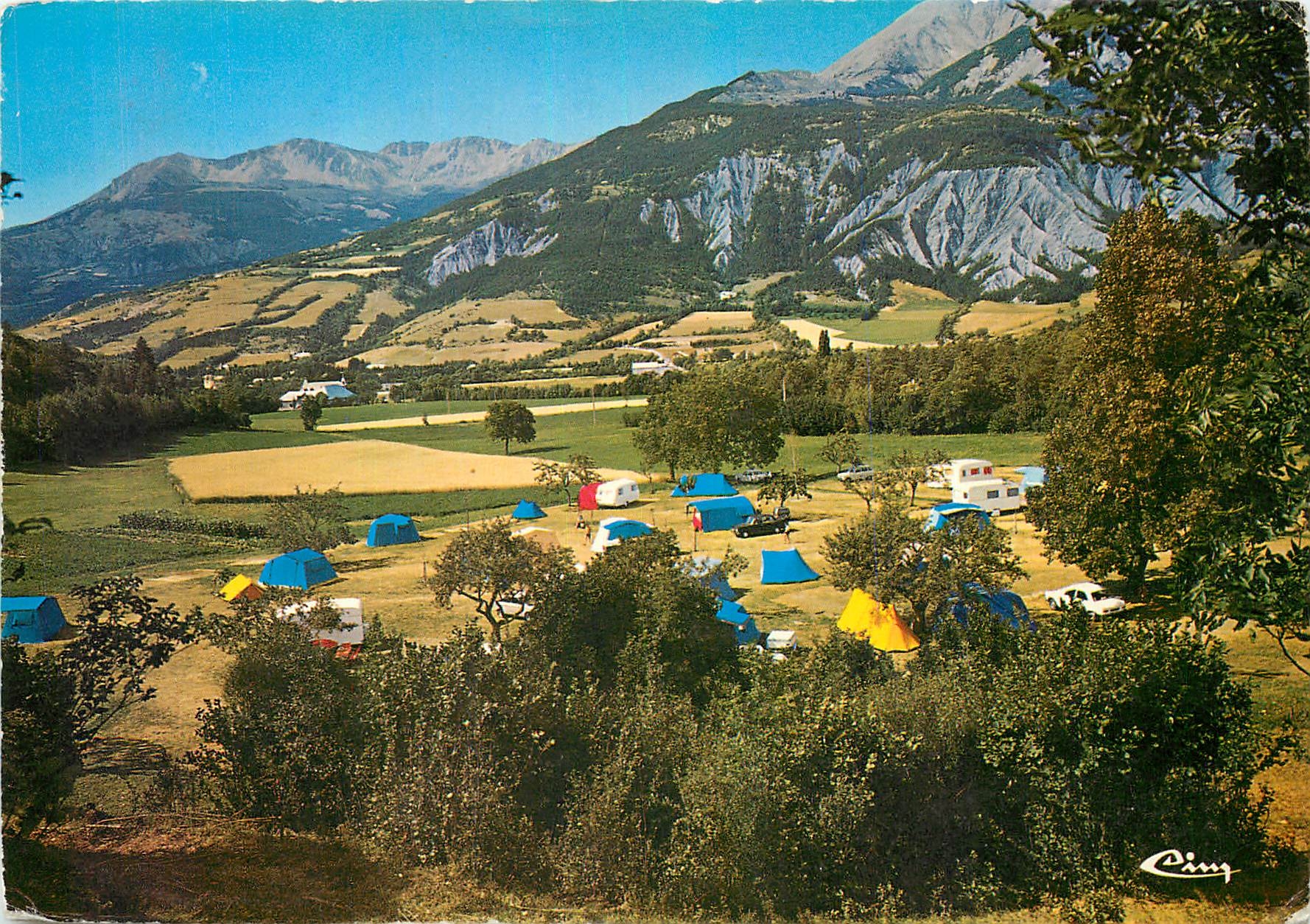 CPM Barcelonnette Alp de Hte Prov Le Camping Caravaning Lachaup Ouvert toute l'annee 